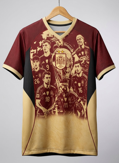 2026 Spain special champion fan version S-4XL