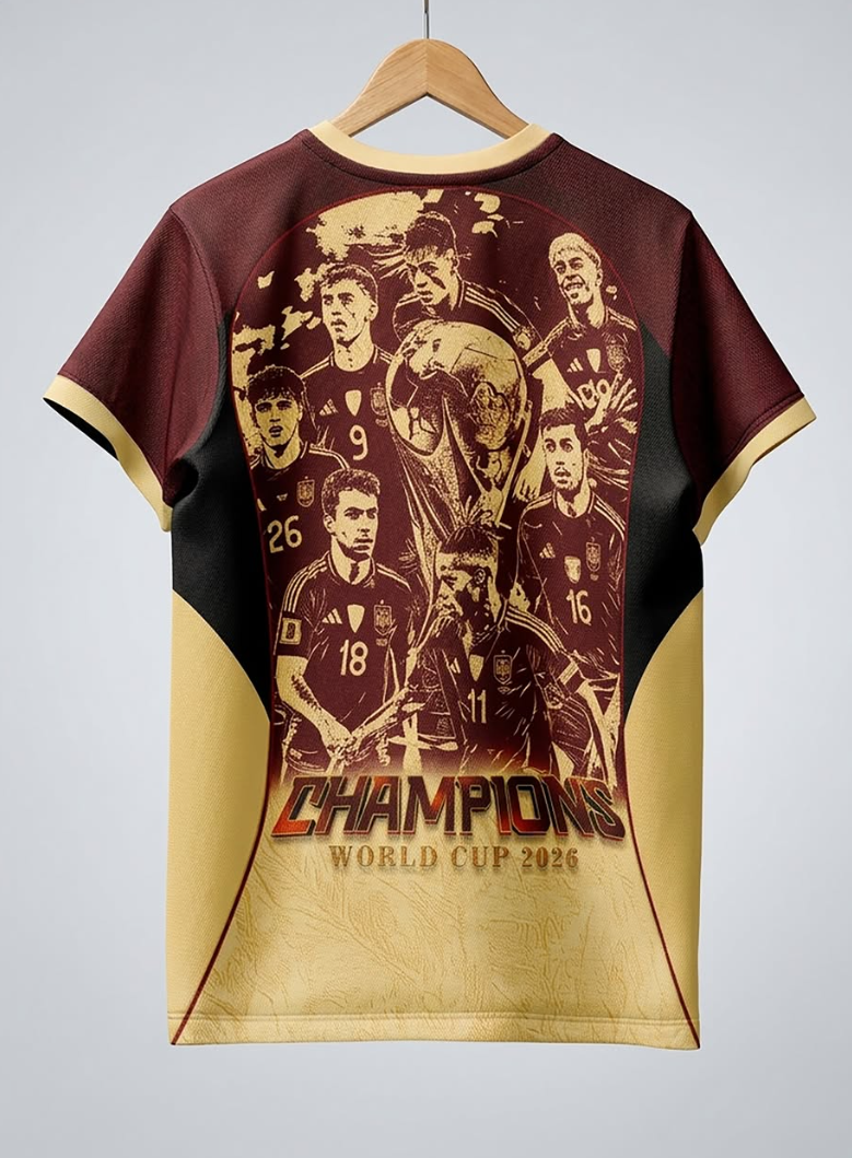 2026 Spain special champion fan version S-4XL