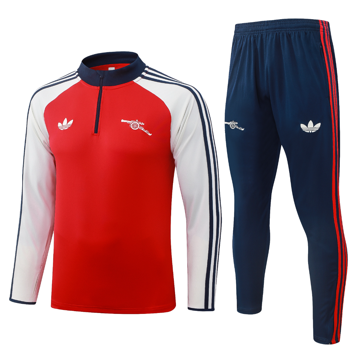 26/27 Arsenal red half-zip jacket version 