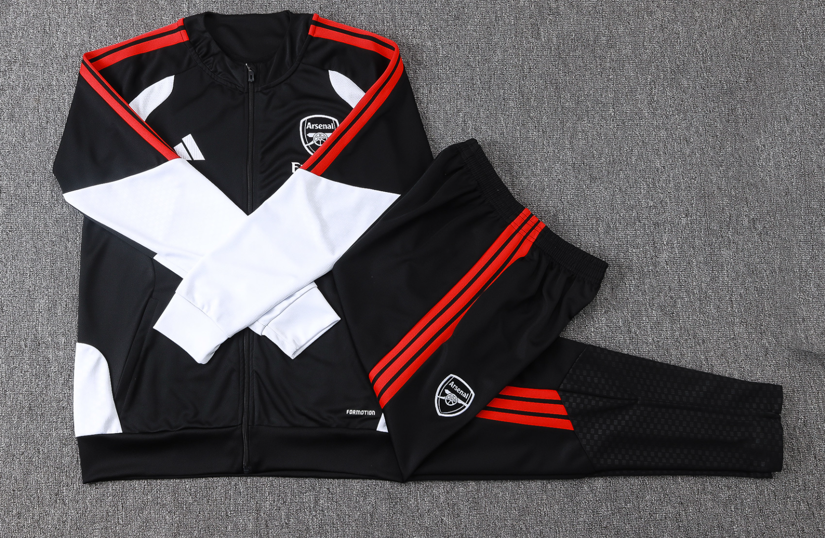 26/27 Arsenal training black full-zip jacket version 