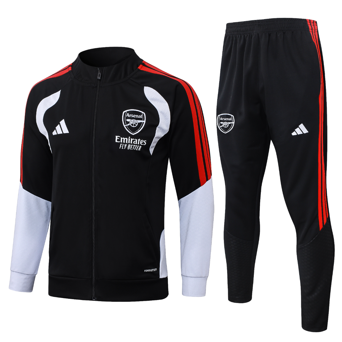 26/27 Arsenal training black full-zip jacket version 