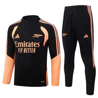 26/27 Arsenal training black-orange half-zip jacket version 