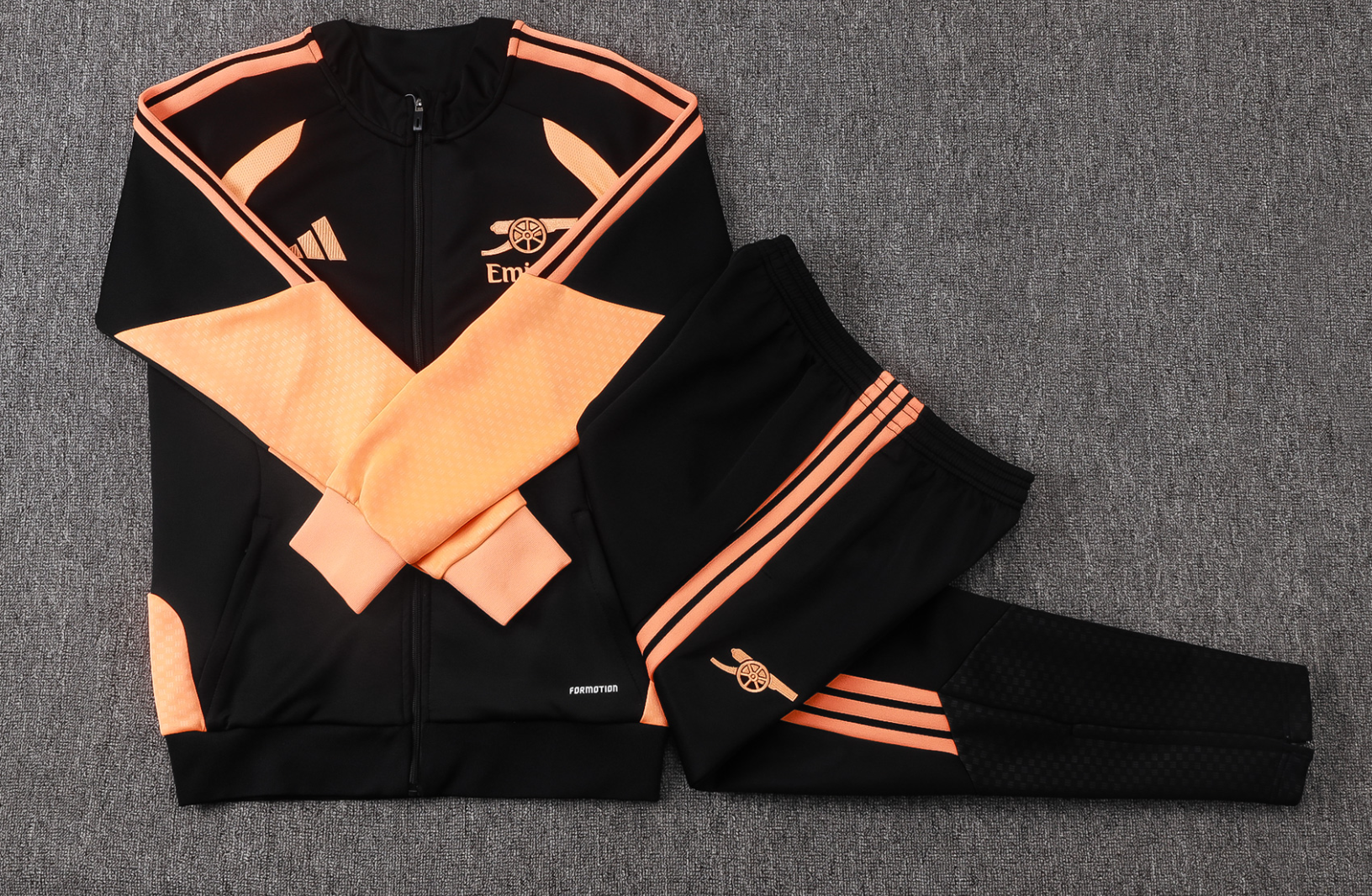 26/27 Arsenal training black-orange full-zip jacket version 