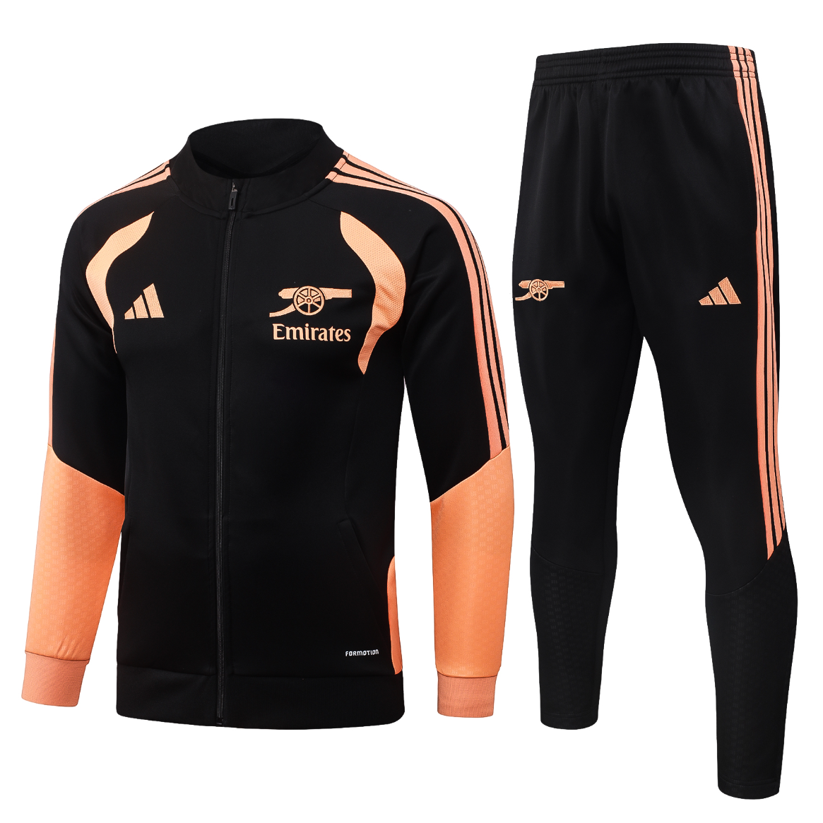 26/27 Arsenal training black-orange full-zip jacket version 
