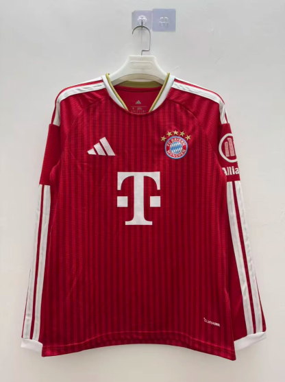 26/27 Bayern home long sleeve fan version S-4XL