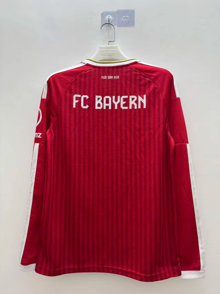 26/27 Bayern home long sleeve fan version S-4XL