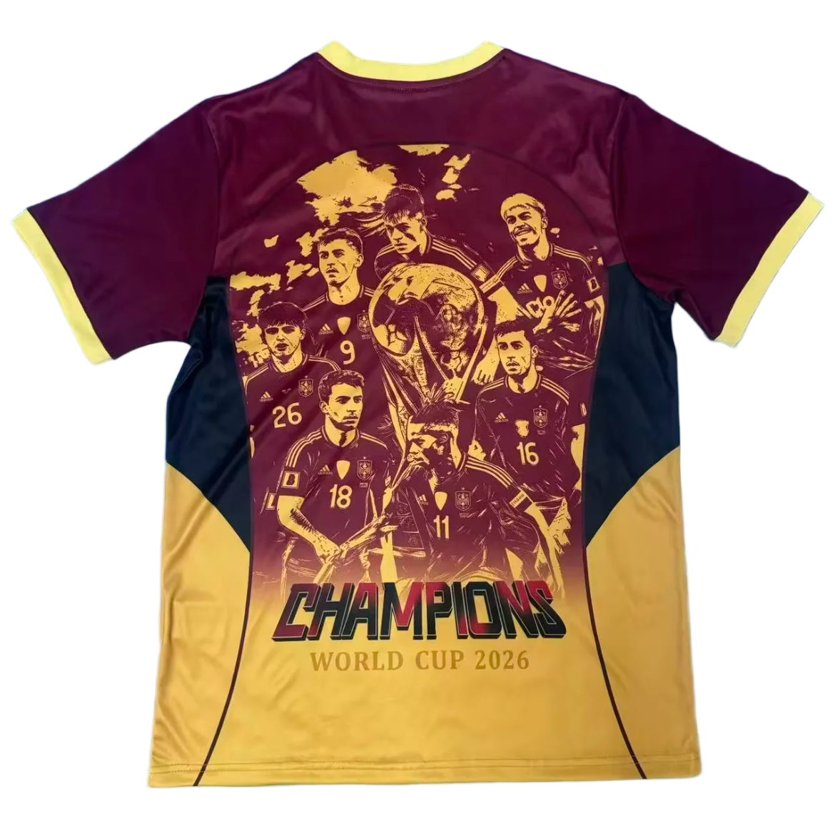 2026 Spain special champion fan version S-4XL