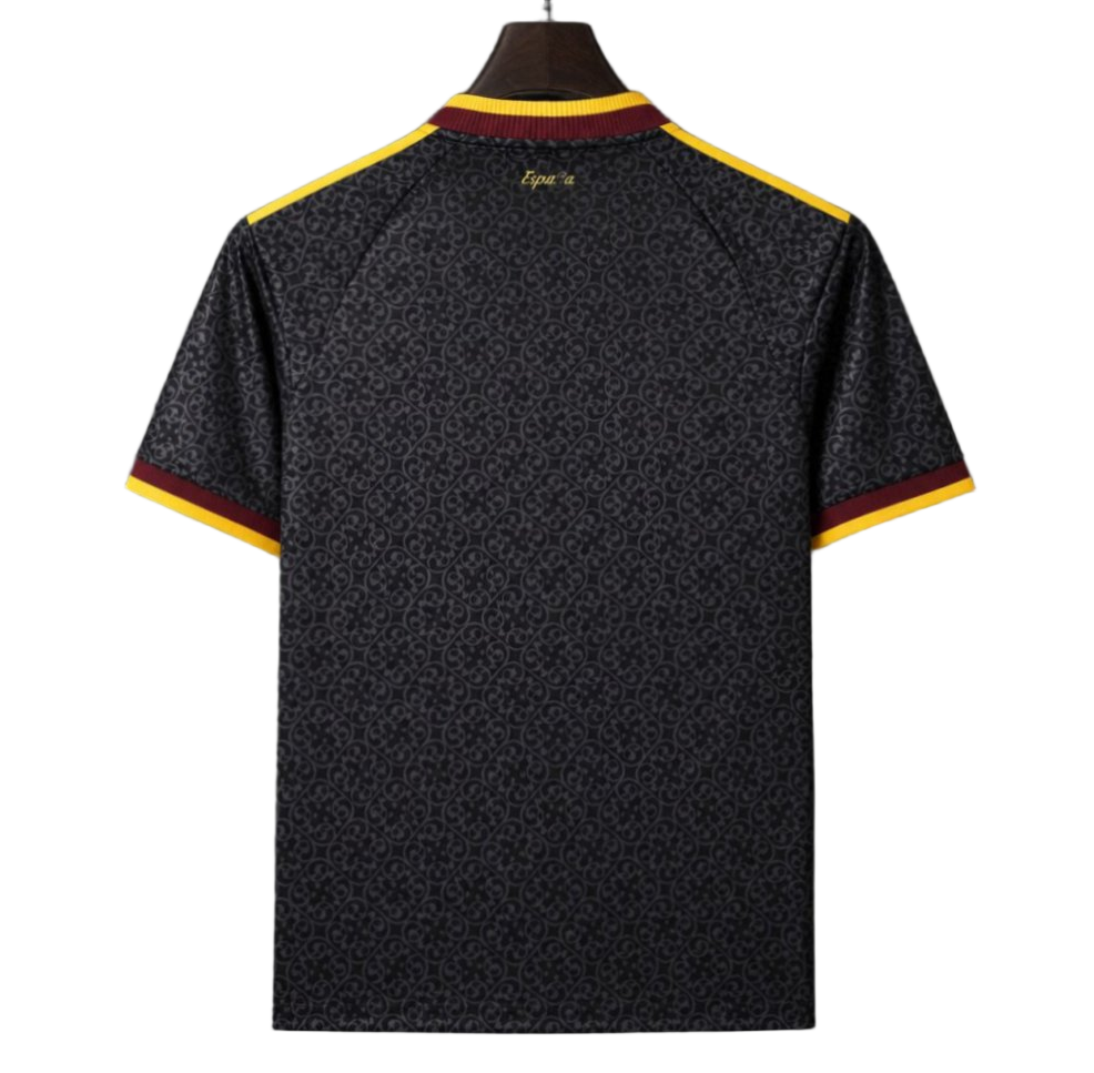2026 Spain black two star fan version S-4XL