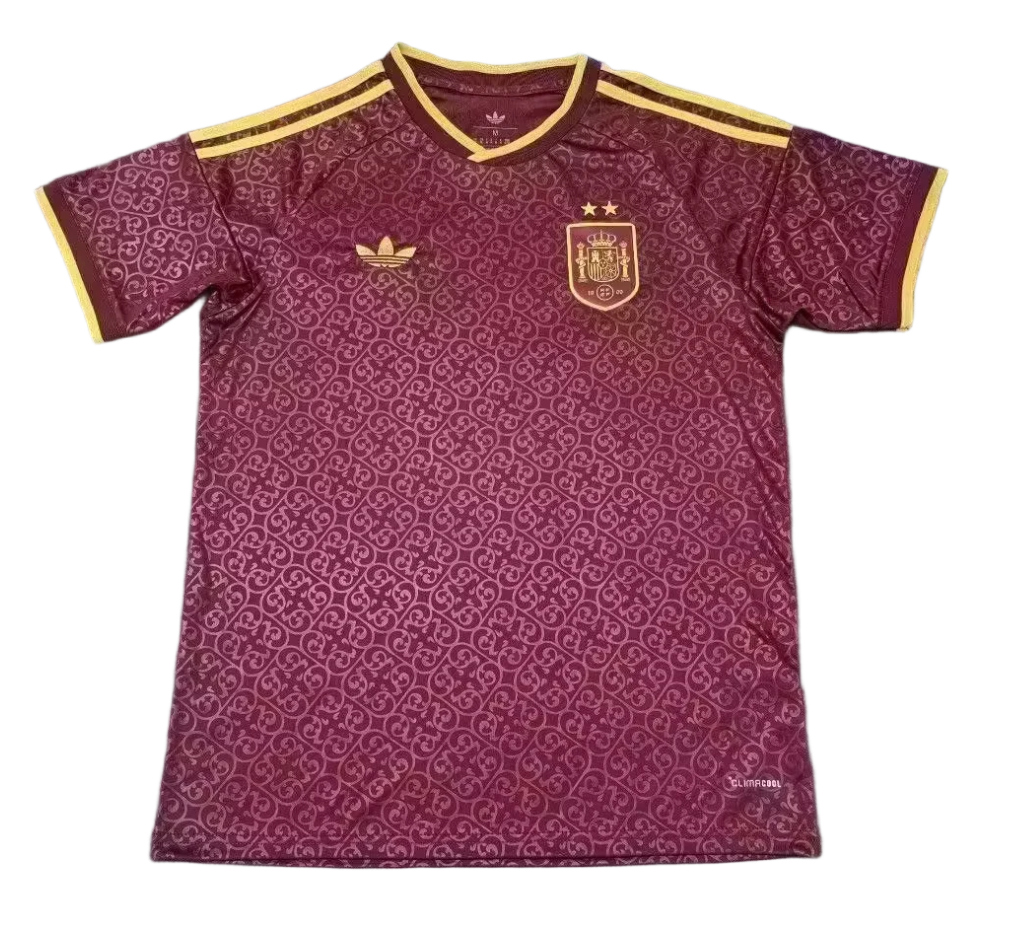 2026 Spain red A two star fan version S-4XL