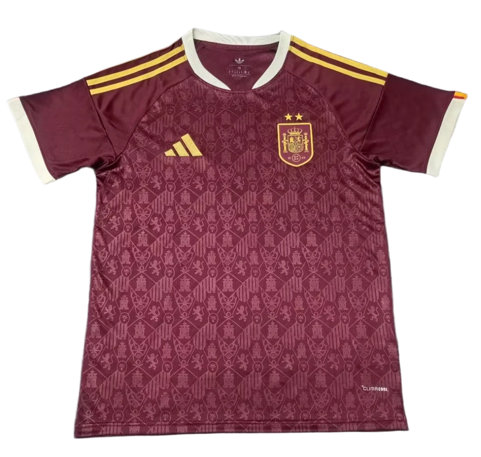 2026 Spain red B two star fan version S-4XL