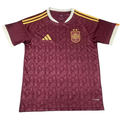 2026 Spain red B two star fan version S-4XL