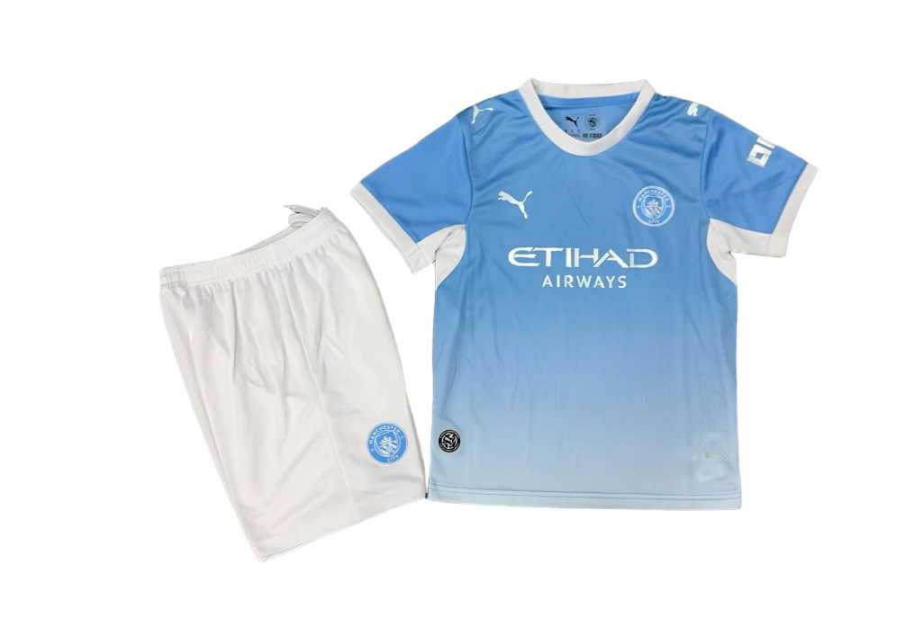 26/27 Man-City home kids version size 16-28