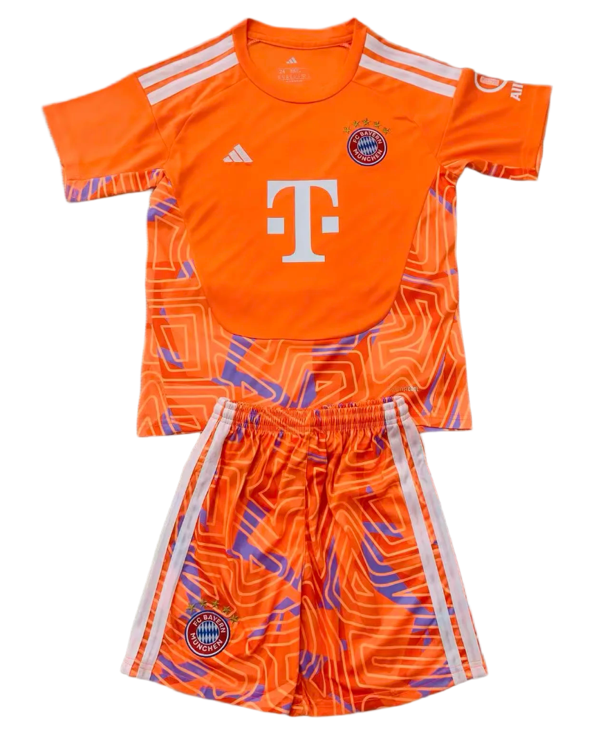 26/27 Bayern goalkeeper orange kids Version size 16-28