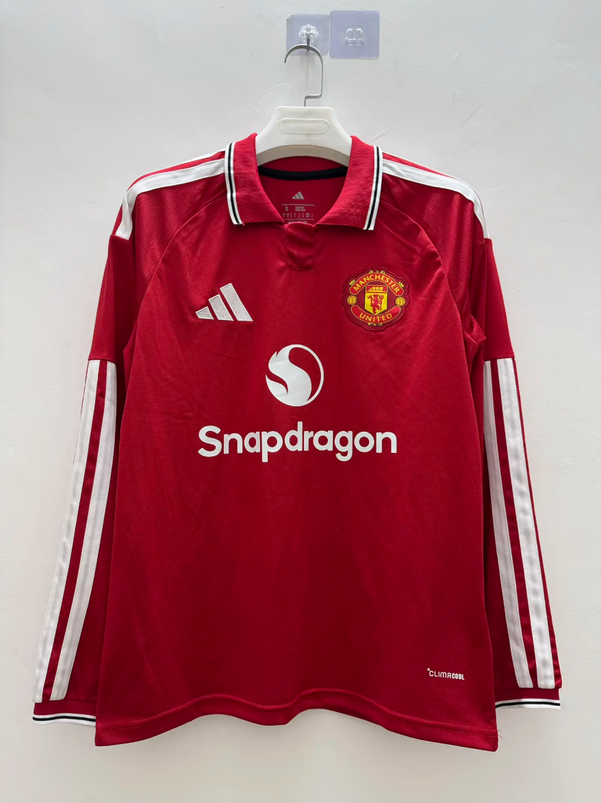 26/27 Manchester United M-U home long sleeve fan version S-4XL