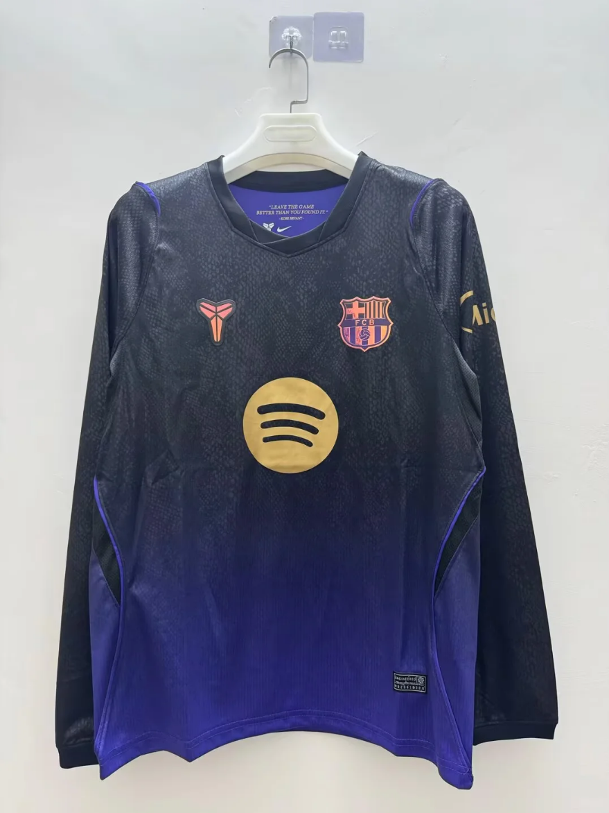 26/27 Barcelona away long sleeve fan version S-4XL