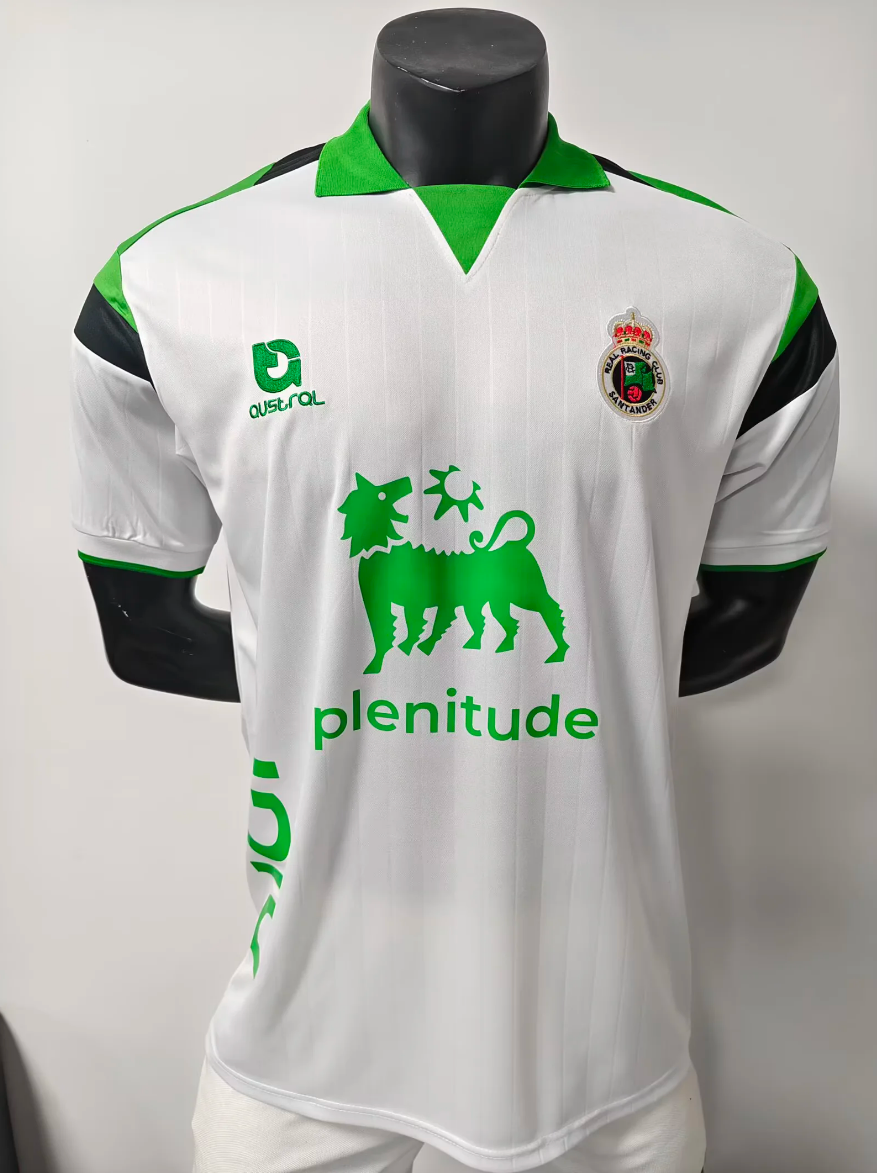 26/27 Racing Santander home fan version S-4XL