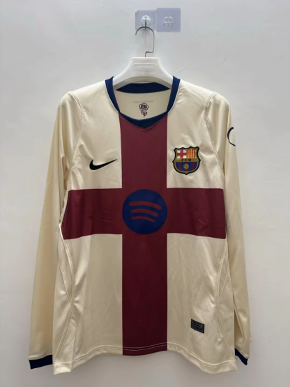 26/27 Barcelona 4th long sleeve fan version S-4XL