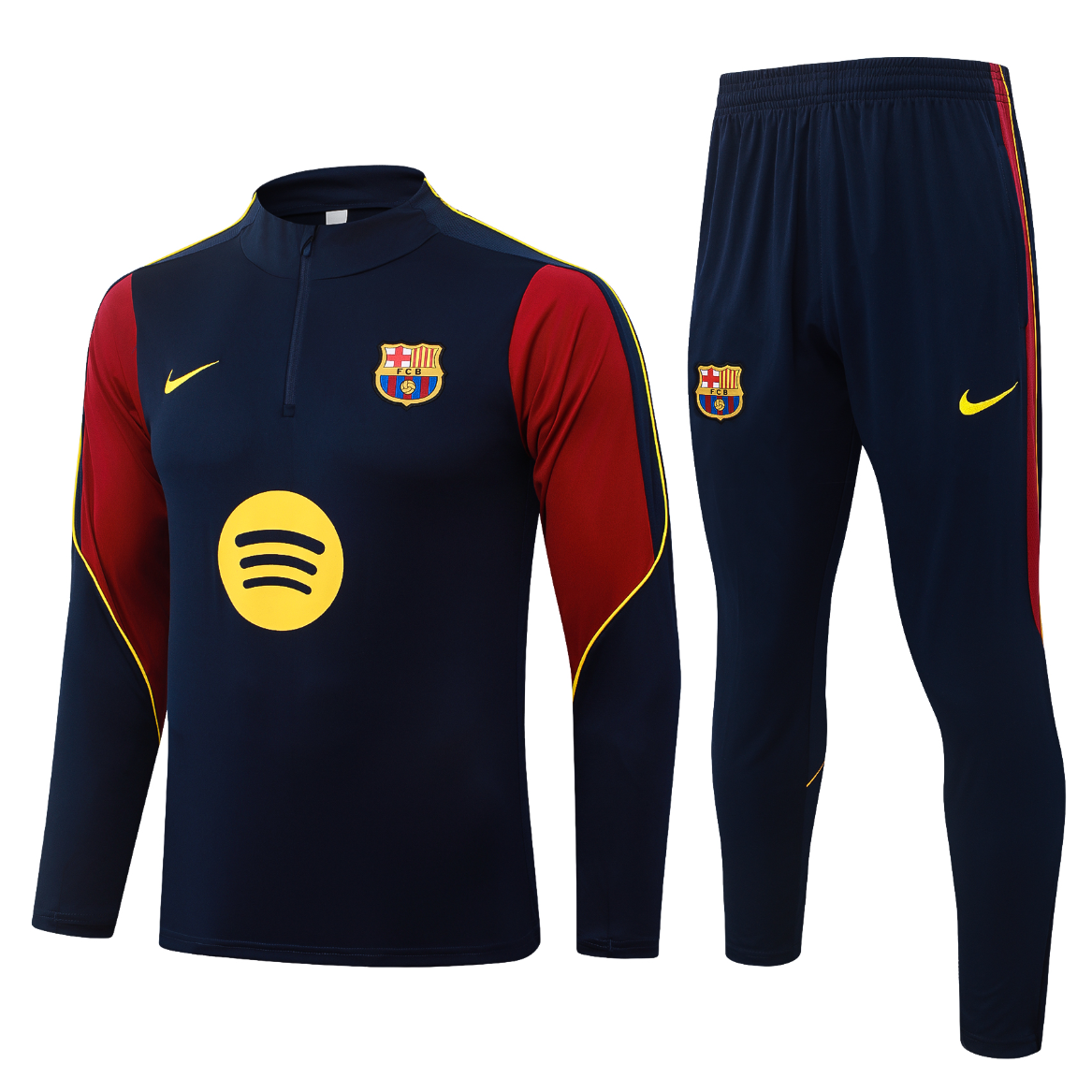 26/27 Barcelona Blue Half-Zip Jacket Suit