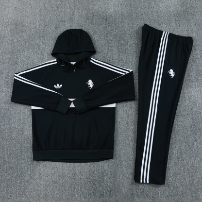 26/27 Juventus black Hoodie Jacket +Pants