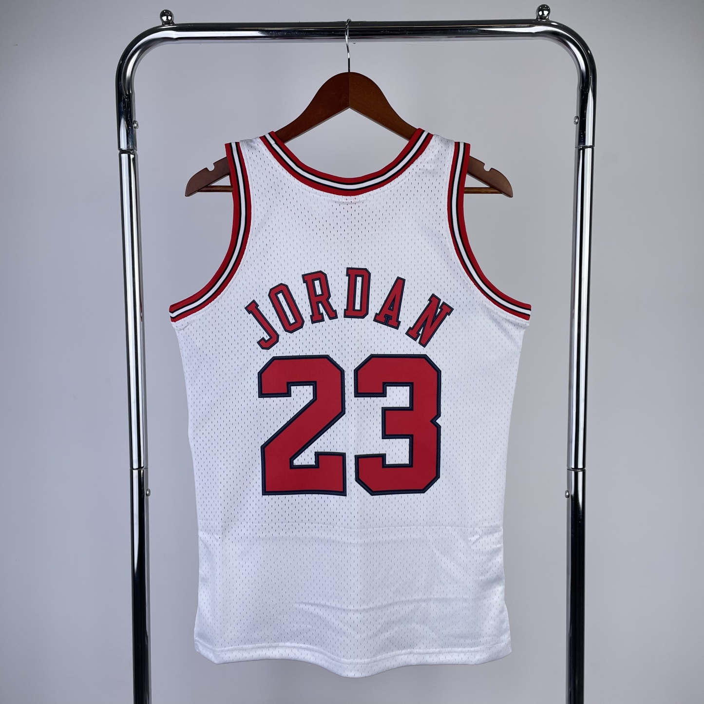 1998 NBA Chicago Bulls white Heat pressed retro version jersey S-XXL