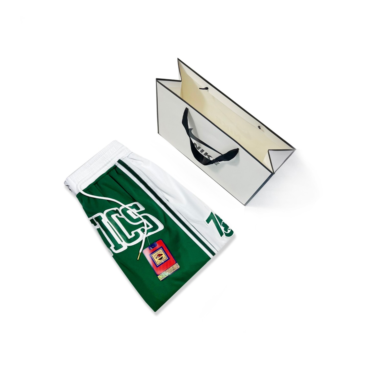 Celtics embroidered basketball shorts