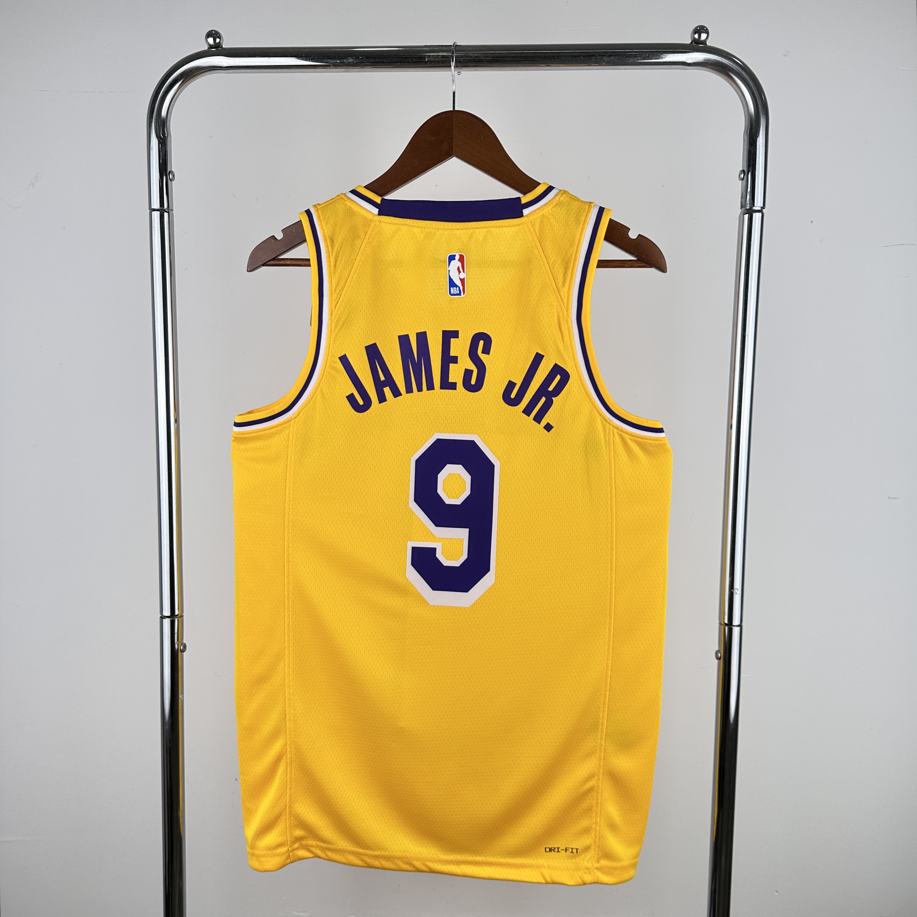 2023 NBA Los Angeles Lakers yellow version S-XXL