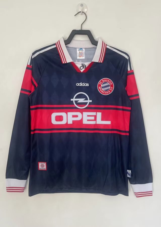 Retro Bayern 97/99 home long sleeve S-XXL