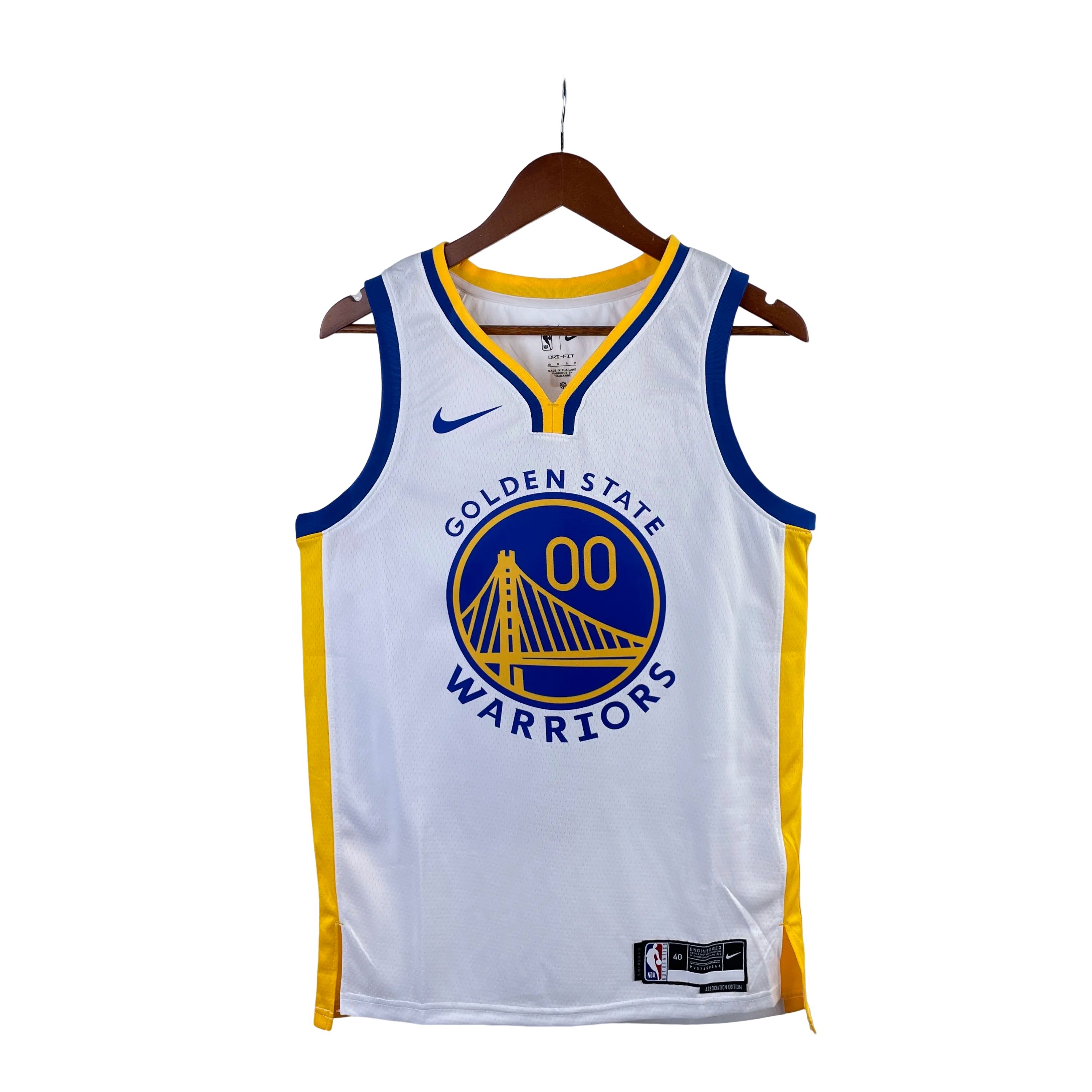 23 Season Warriors V-neck White No.00 Kuminga