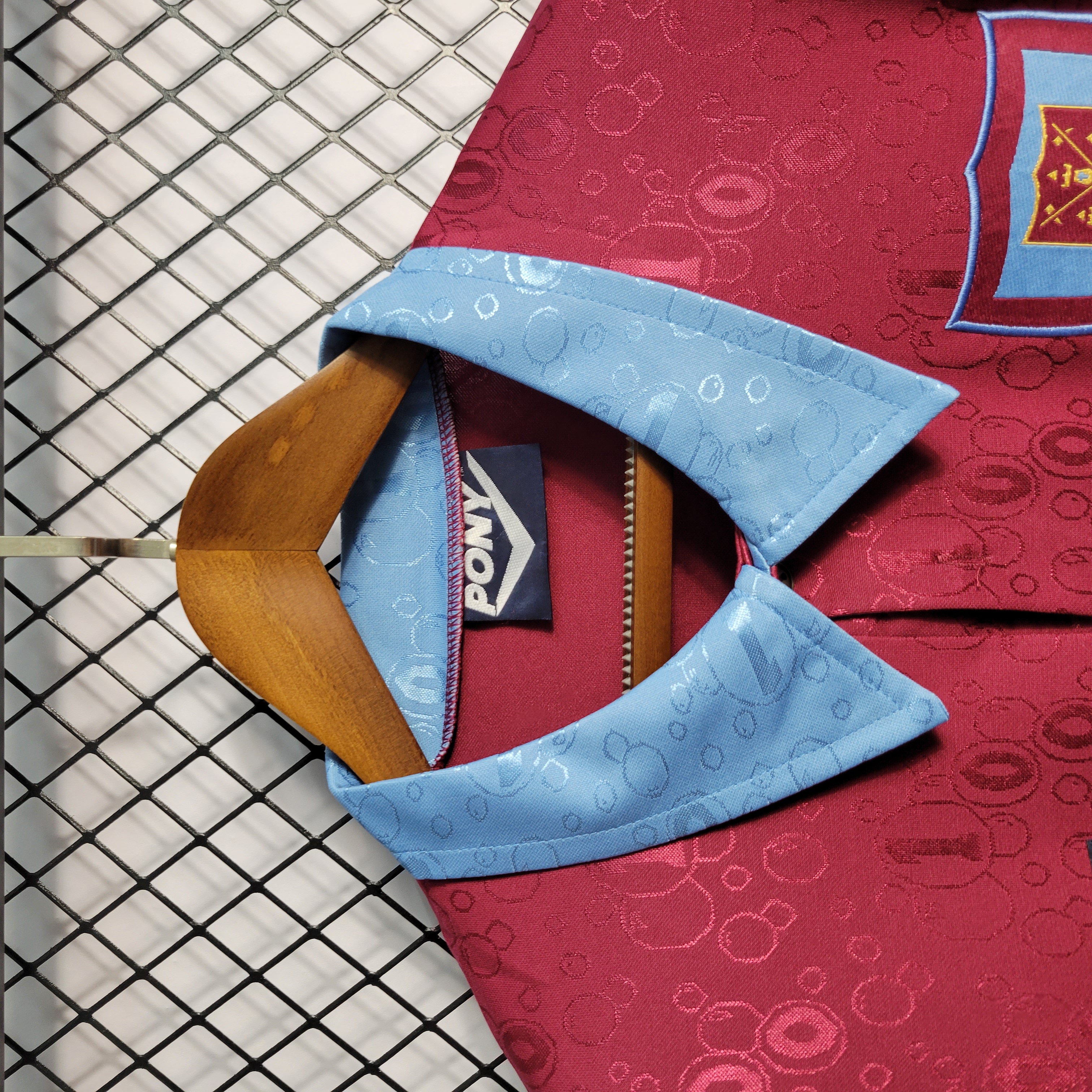 Retro 1995-97 West Ham Long Sleeves Home S-XXL