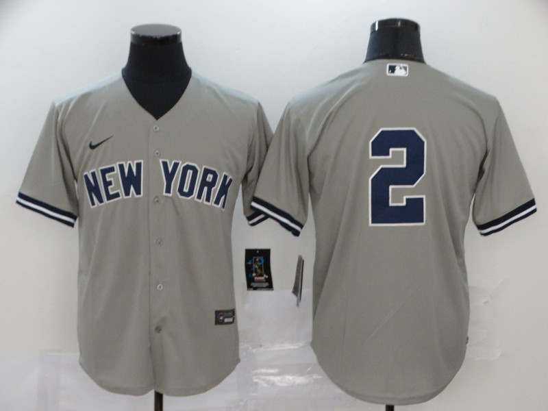 2025 MLB New York Yankees grey S-3XL