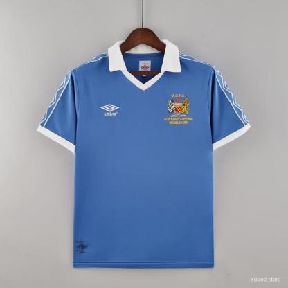Retro Manchester City 81/82 Home Soccer Jersey