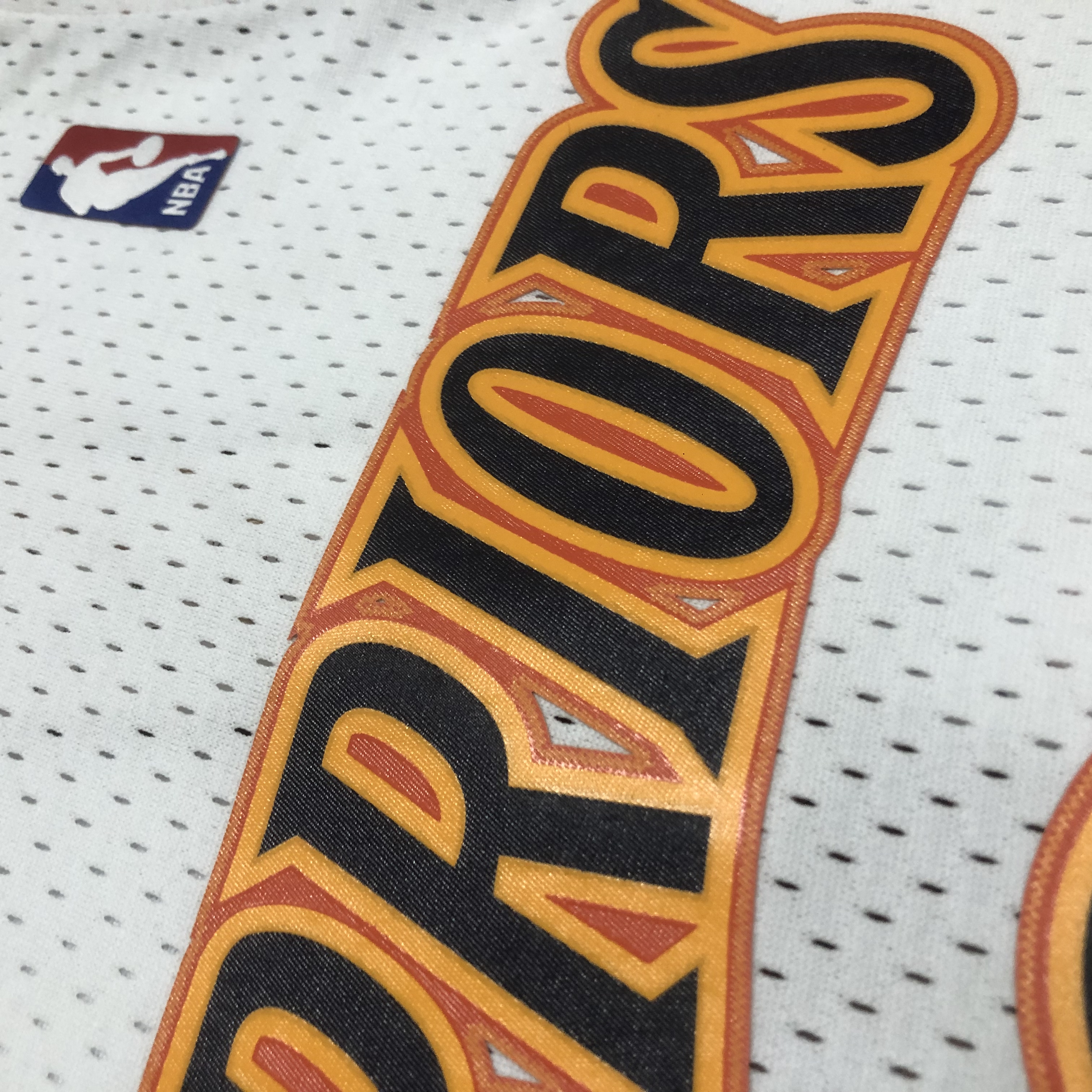 MN Heat Pressed Retro Jersey: SW Warriors 09/10 White No.30 Curry