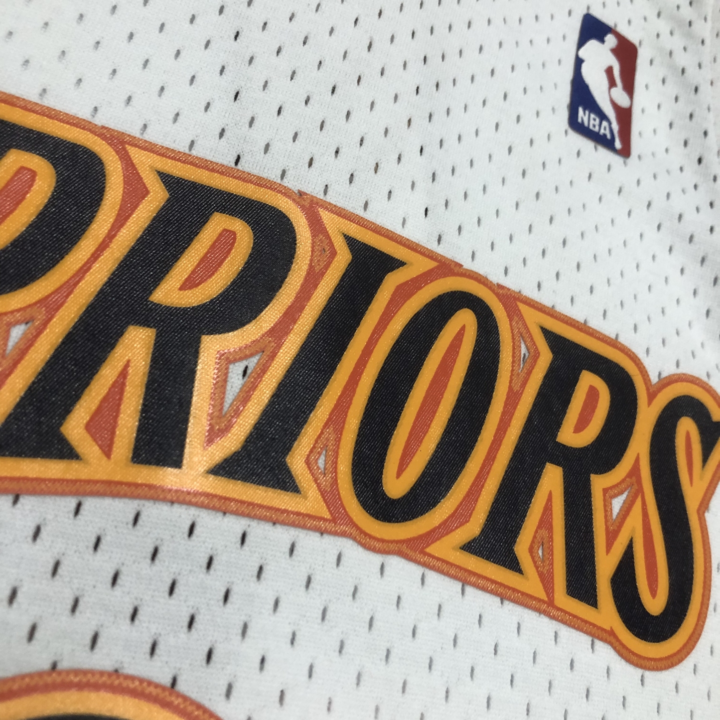 MN Heat Pressed Retro Jersey: SW Warriors 09/10 White No.30 Curry