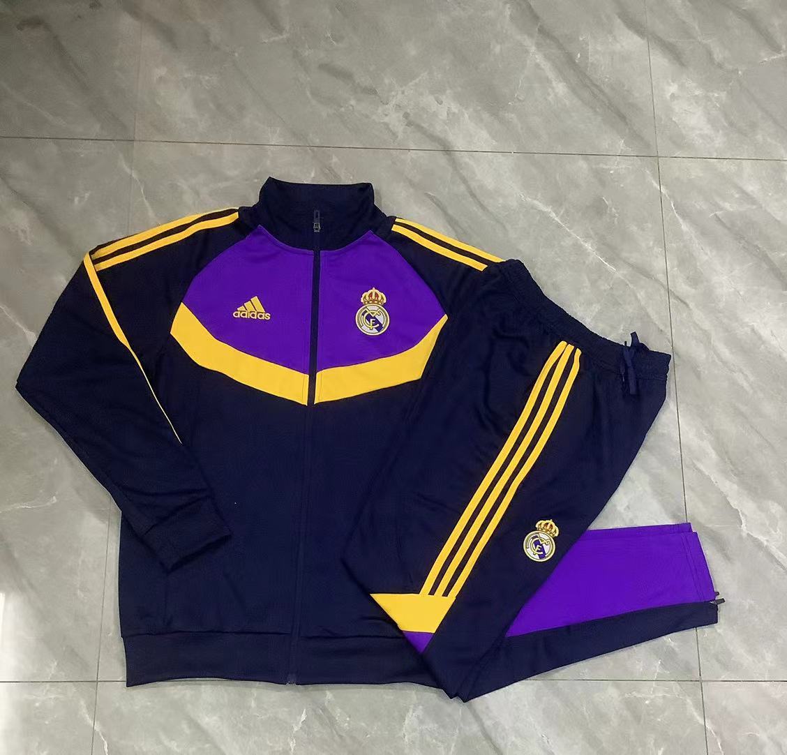 24/25 re@l Medrid Purple-black Full-Zip Jacket Suit