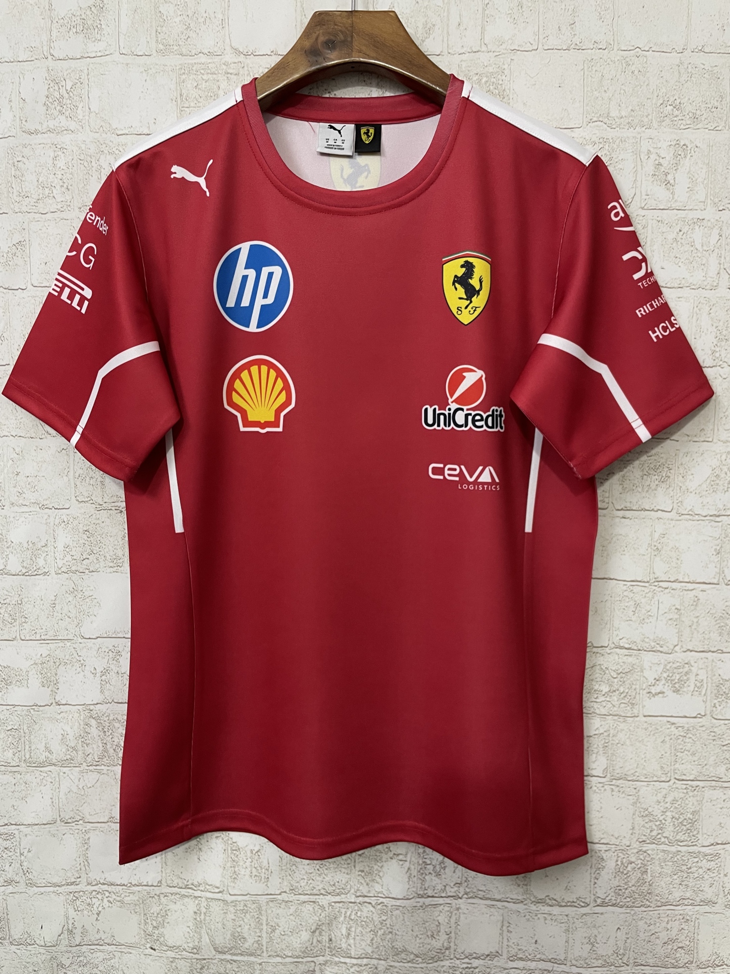 2025 Ferrari F1 Red jersey