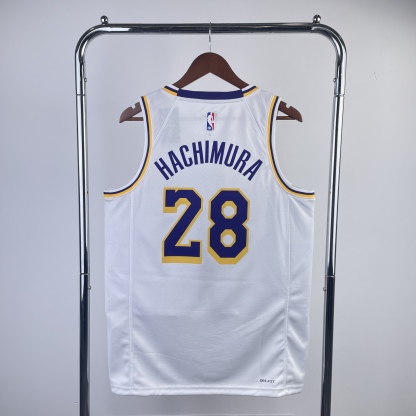 2023 NBA Los Angeles Lakers white version S-XXL