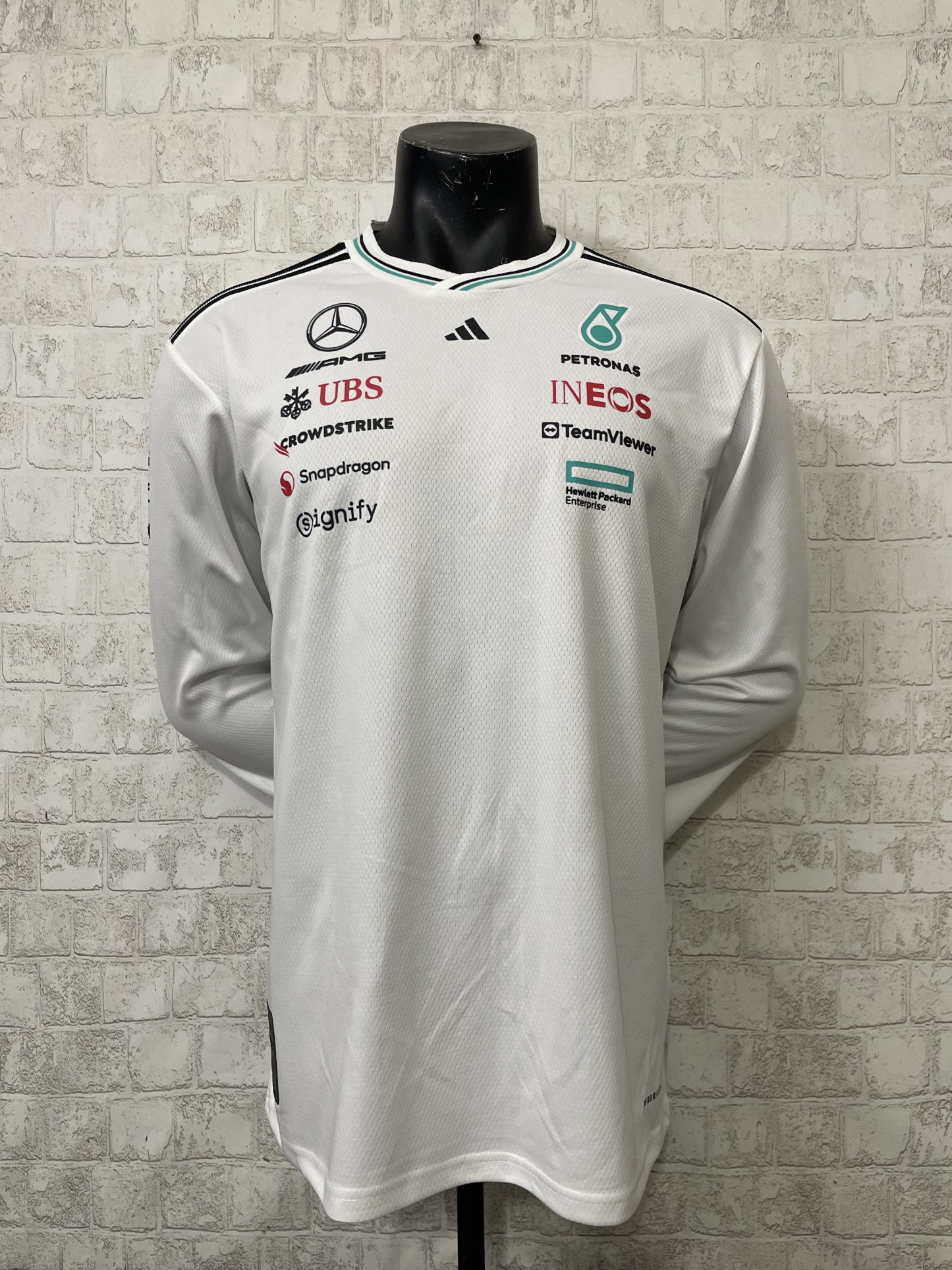 2025 Mercedes Benz F1 white jersey