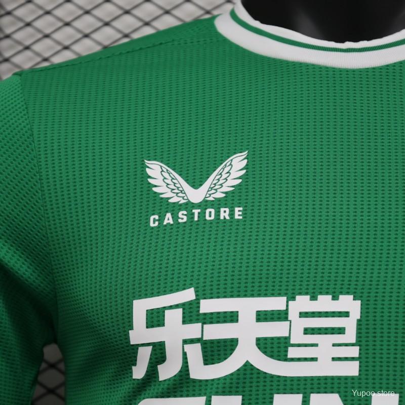 Player Version 23/24 Newcastle United Away Green Jersey