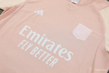 23/24 Olympique Lyonnais Lyon Pink Short Sleeve+Shorts