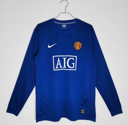 08/09 Manchester United Third long sleeve Retro Version S-XXL
