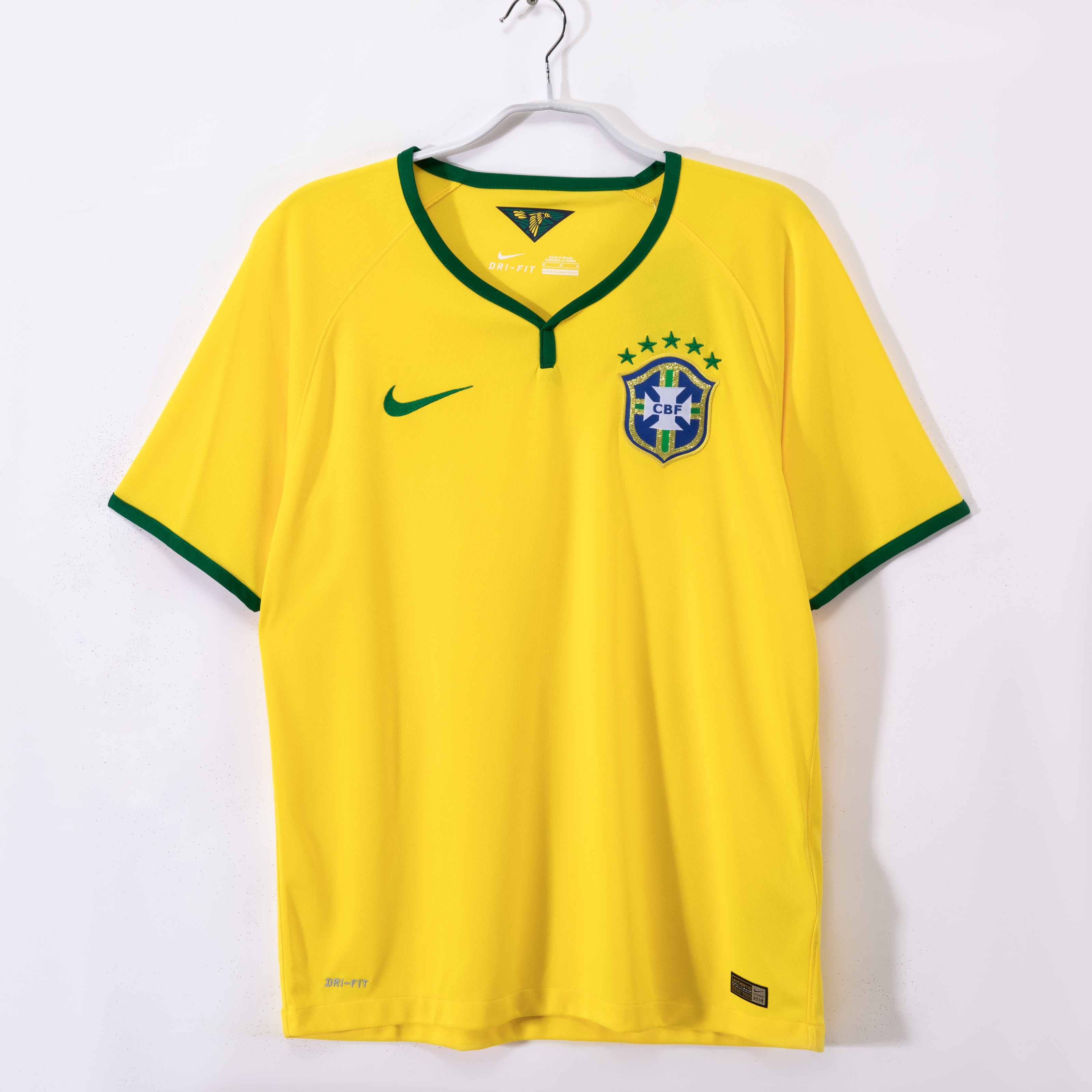 Retro 2014 Brazil home S-XXL