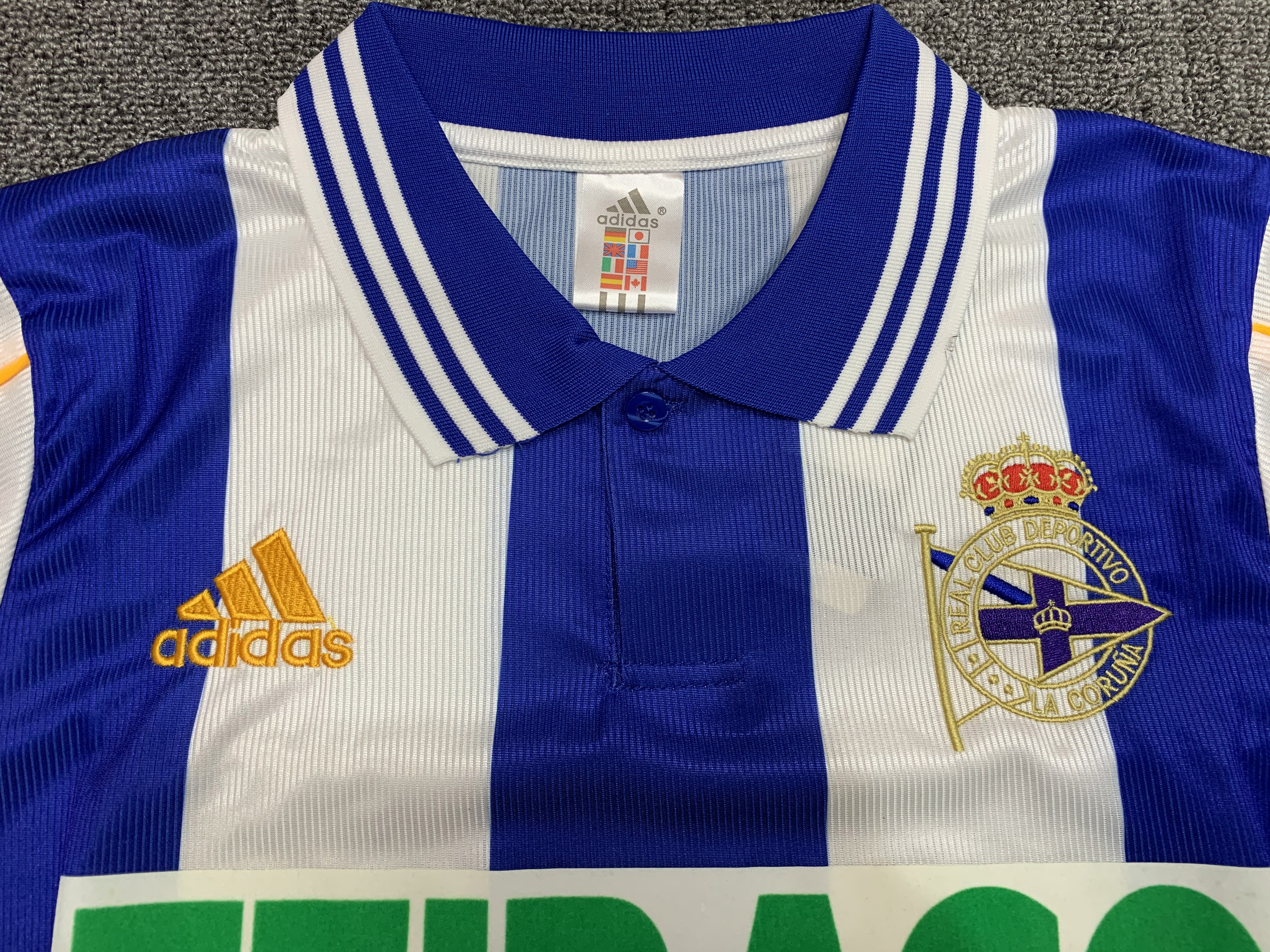 1999/2000 Deportivo La Coruna home retro version S-XXL