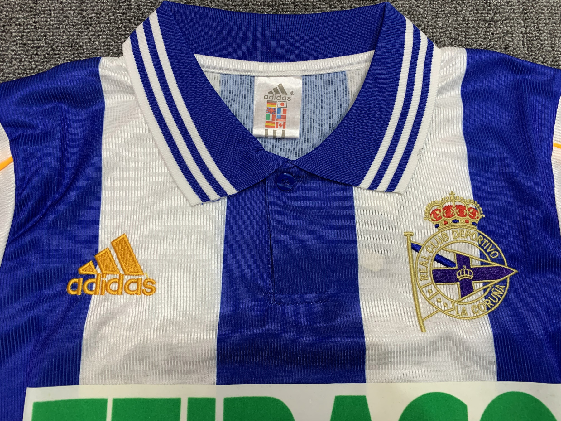 1999/2000 Deportivo La Coruna home retro version S-XXL