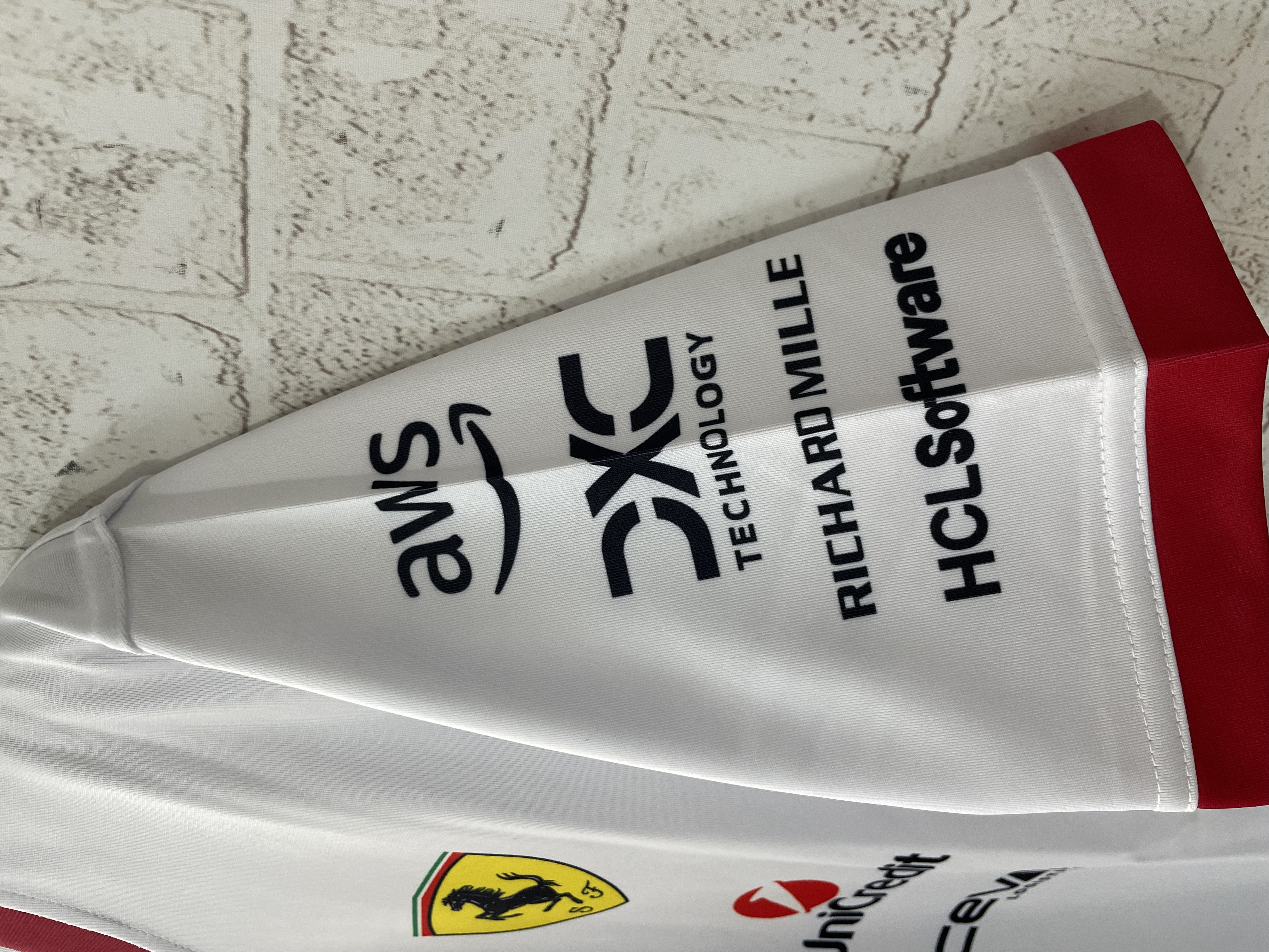 2025 Ferrari F1 white jersey