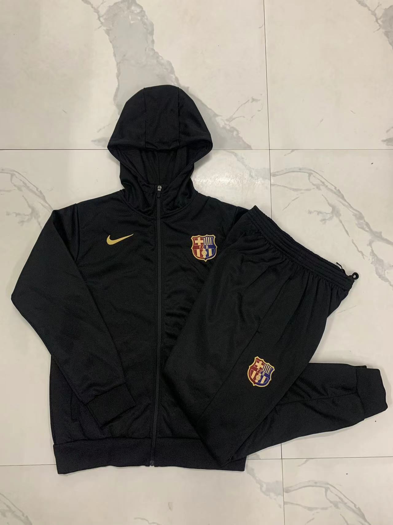24/25 Barcelona black Full-Zip Jacket Suit