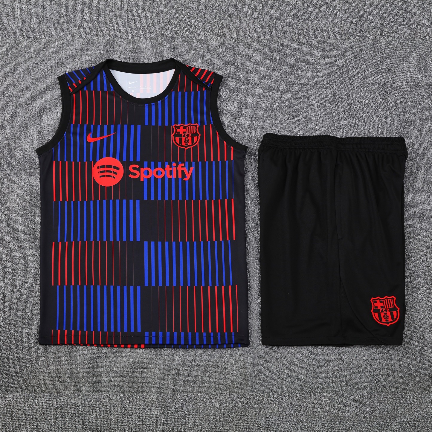 25/26 Barcelona red and blue stripes vest training suit S-XXL