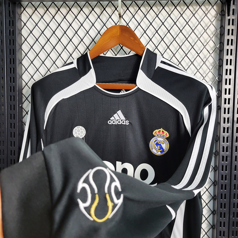 Retro 06-07 Real Madrid Away Long Sleeve Size S-XXL