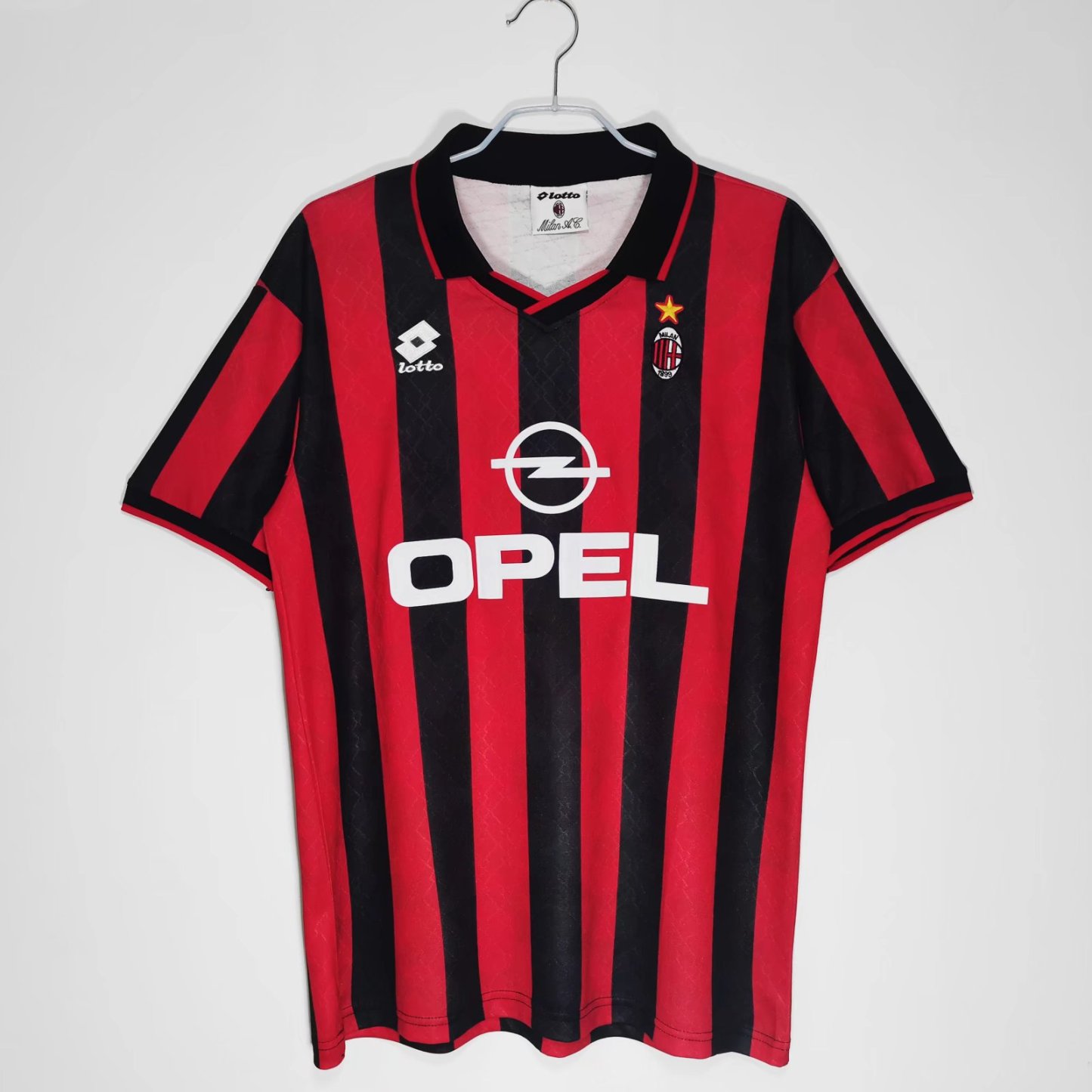 95/96 AC Milan home retro version S-XXL