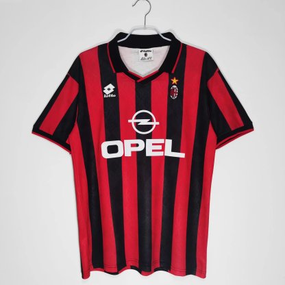 95/96 AC Milan home retro version S-XXL
