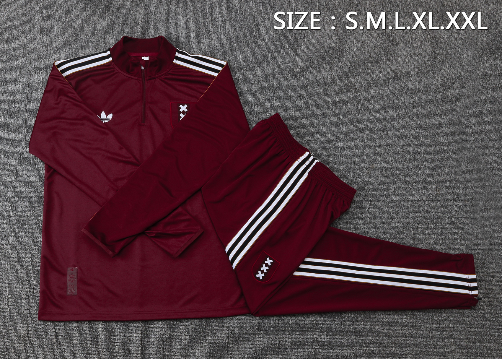 25/26 JAJX red Half-Zip Jacket Suit